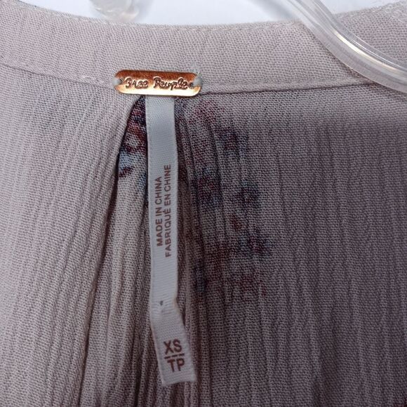 Free People Tree Swing Washed Stone Tunic Dress - Picture 6 of 10